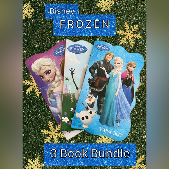 New - Disney Frozen - 3 Book bundle